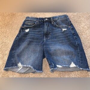 Lucky Brand Distressed Blue Denim Shorts. Size 2/26